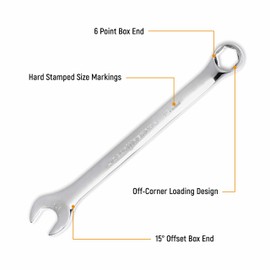 GEARWRENCH 28 Piece Combination Wrench Set | 6 Point | SAE & Metric | 81923