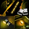 Ouzorp 2 Pcs Mini USB LED Light, Car LED Interior