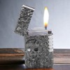 QFECT Skull Lighter, Refillable Butane Lighter, Lighter for Candles, Soft