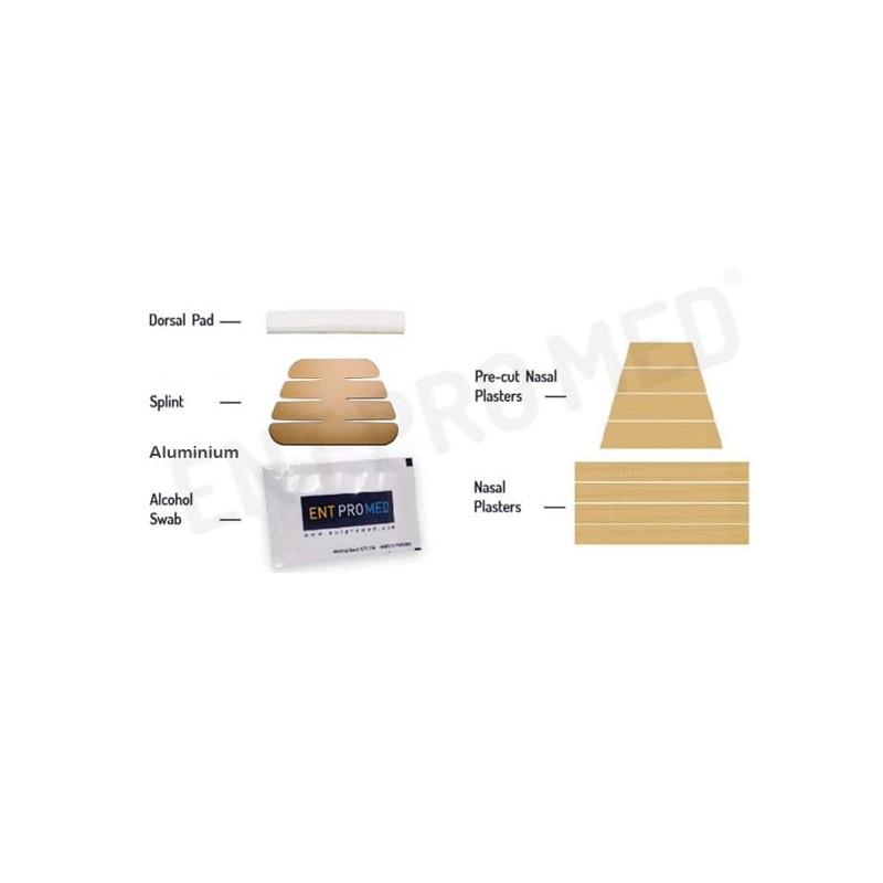 ENTPROMED Aluminium External Nasal Splint PRO - Beige Colour -