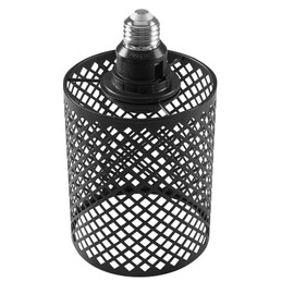WOERFU E26 to E26 Edison Light Fixture Vintage Black Metal Cage Light for Wall Sconce Pendant Floor Lamp & Ceiling Light Fixture