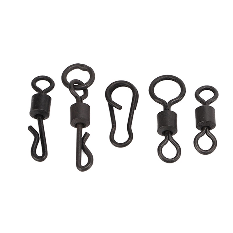 150pcs Fishing Barrel Bearing Rolling Swivels Kit Winding Resistance Stainless