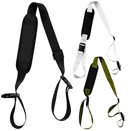 SATINIOR 3 Pack Carry Strap for Beach Chair Folding Adjustable Replacement Universal Beaches Camping Backpacking Picnics, Black, White, Green