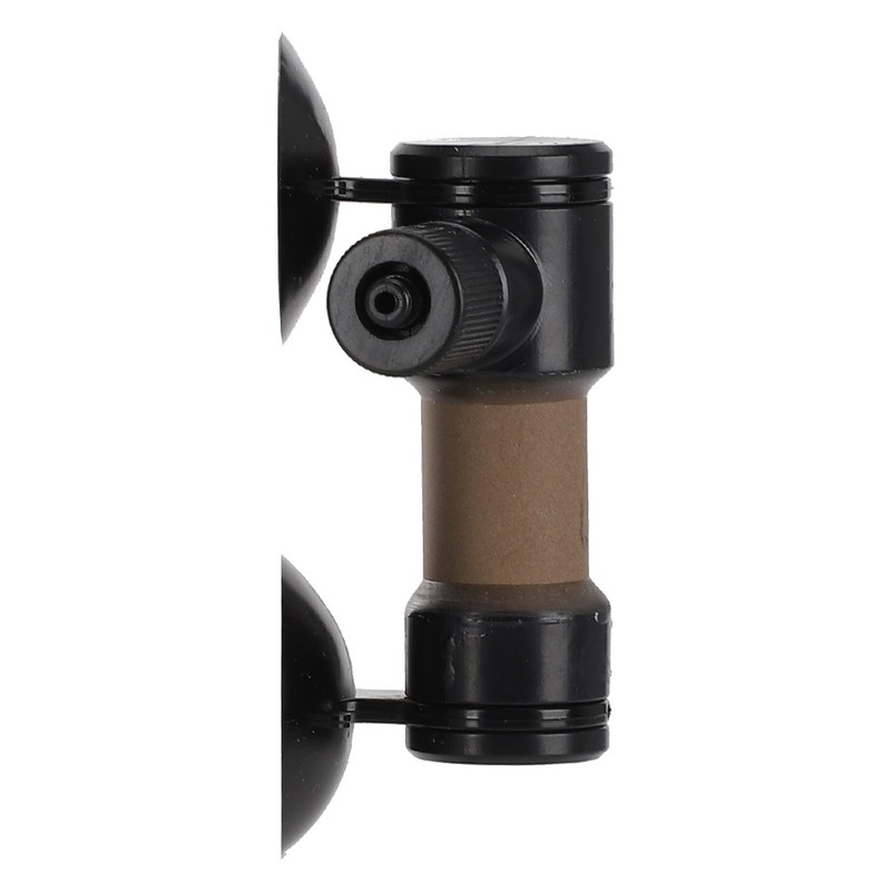 Plastic Black Aquarium Carbon Dioxide Refiner Precision Ceramic Tube Fish