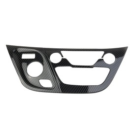 Korlot Carbon Fiber Center Console Gear Shift AC Panel Cover Trim for Chrysler Pacifica 2017-2025