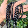 2 Strands Adabele Natural Black Obsidian Healing Gemstone 6mm Round