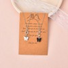 Butterfly Necklace Gifts for Women Sun & Moon Necklaces for