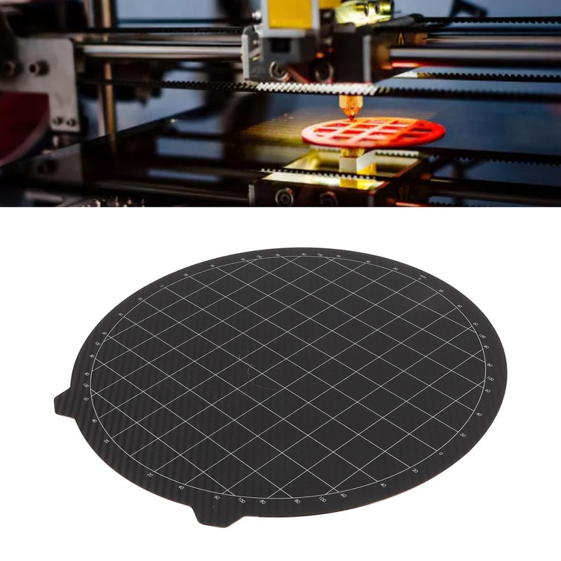 PEI Steel Plate 265x265mm Round Flexible Bending Resistance Hot Bed