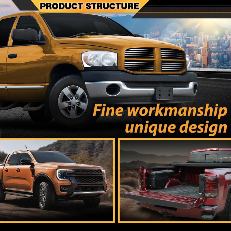 CNNELL Hood Insulation Pad with Clips Compatible with Dodge Ram