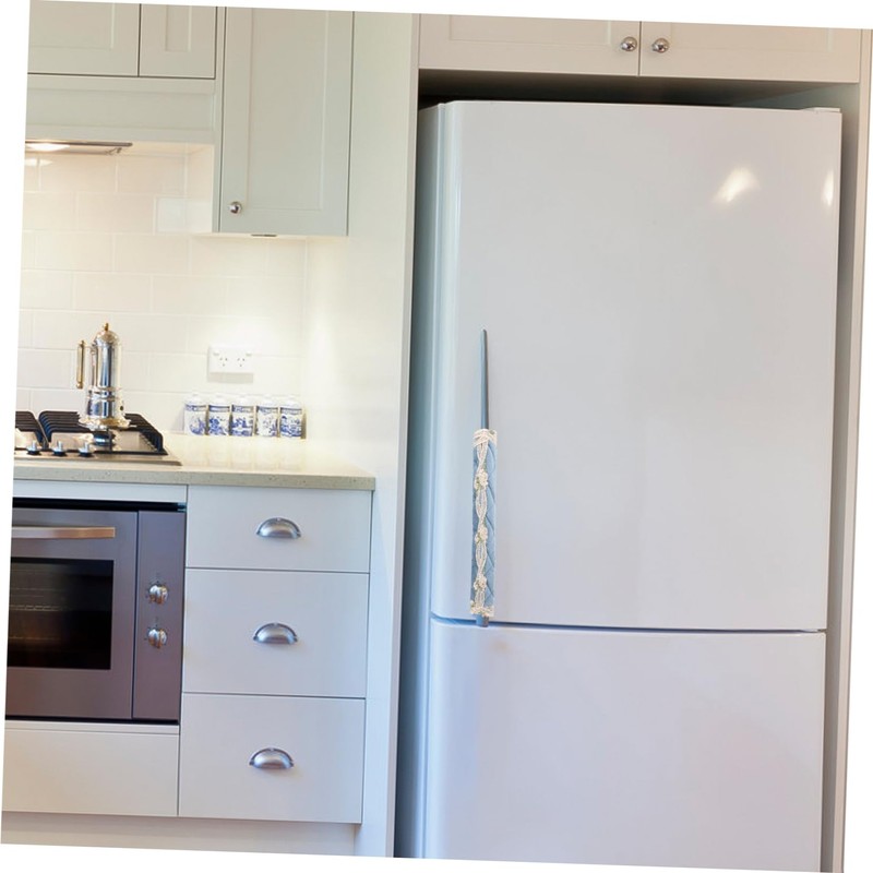 Mipcase 4pcs Refrigerator Handle Covers Non- and Oil-Resistant Protector for
