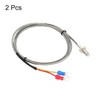 sourcing map Temperature Sensor 2pcs M6 Screw Temperature Probes Thermocouple