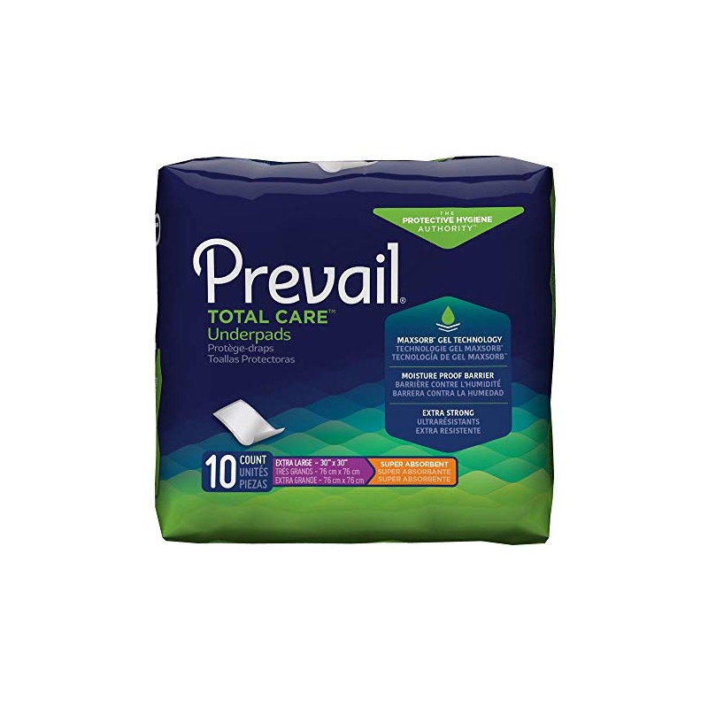 Underpad Prevail Super, 30 X 30", Heavy Absorbency, Up-100 -