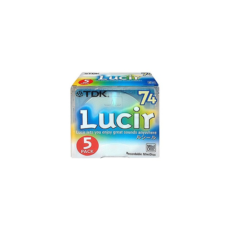 TDK 録音用MD(ミニディスク) Lucir(ルシール) 74分 5枚 MD-LU74X5N
