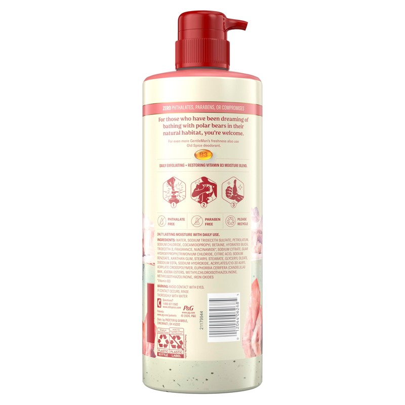 Old Spice GentleMan's Exfoliating & Moisturizing Body Wash for Men,