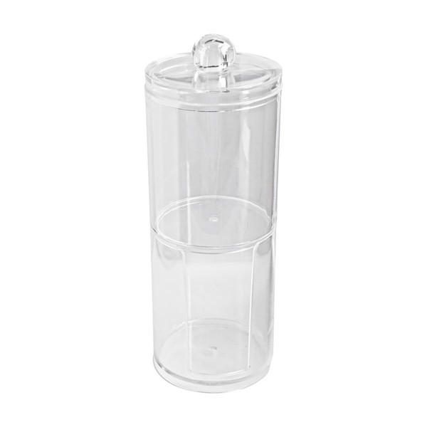 Thyonta Transparent Cotton Pads Storage - Double Layer Make Up