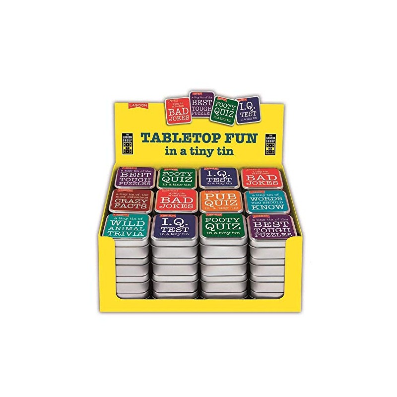 Tabletop Fun In A Tiny Tin - Tabletop Trivia and