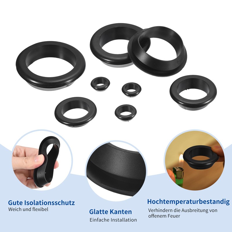 QUARKZMAN 1 x Rubber Rings, 70 mm ID 80 mm