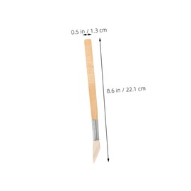 jojofuny 2Pcs Agate Jewelry Polishing Tool with Comfortable Handle Burnisher for Smoothing and Finishing Jewelry for Professional and Personal Use