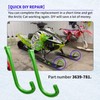 One Pair Vsttar 3639-781 Pair Green Snowmobile Ski Handle, Ski