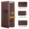 CoBak Premium Faux Leather Car Document Holder with Magnetic Closure
