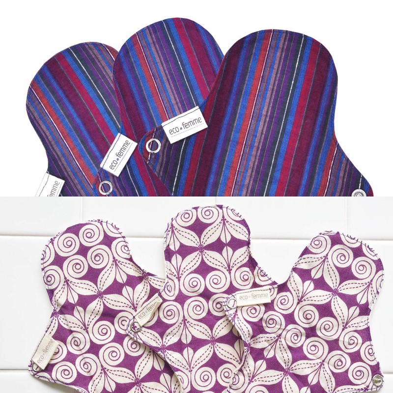 South India Eco Femme Cloth Napkins (Non-Waterproof) Light Day 3