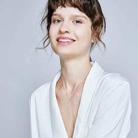 AFSTALR Women's Initial Necklace, Letter Pendant, Gold/Rose Gold/Silver Chain with Hearts, Birthday Gift for Girls, Stainless Steel