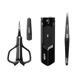 Kai Corporation Grooming Set, Auger, Men's, Hair Trimmer, Nail Clipper, Eyebrow, Scissors, Eyebrow, Thin Blade, Men's, Nail Care, Stylish