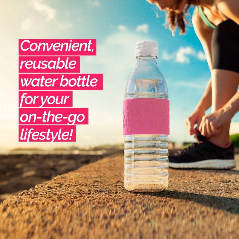 Copco Hydra 16.9 oz Water Bottle with Leak-Proof Lid -