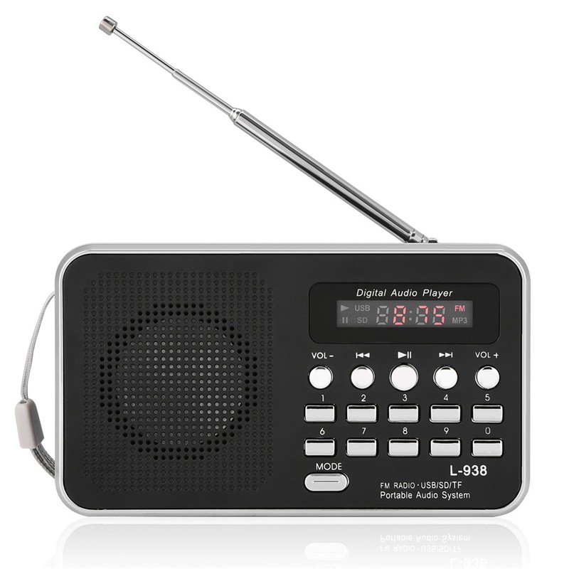 Portable Digital Audio Player HiFi Music Speaker Support FM Radio