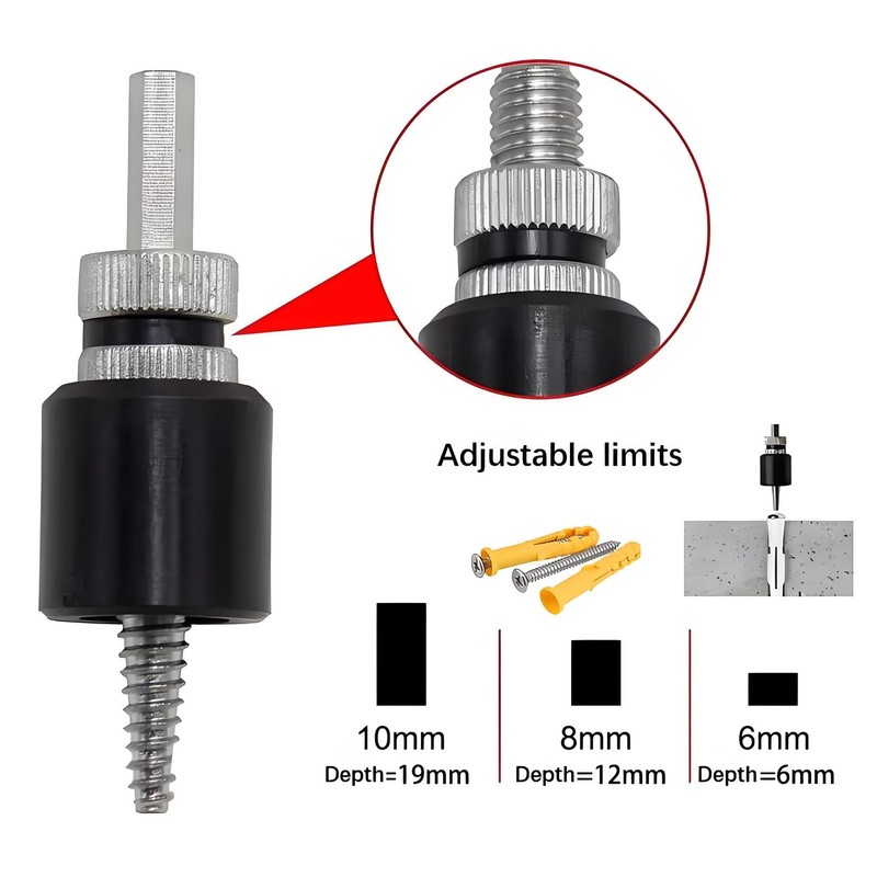 BAPPKON Dowel Remover Attachment - No Residue, No Damage to