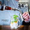 Poura Hygienic ClickSeal Alcohol Quick Pourer - Stops Barfly, Dishwasher