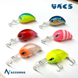 Azzurro Sardine Red Gold Lure, Crank Chinning, Root Fish Goby