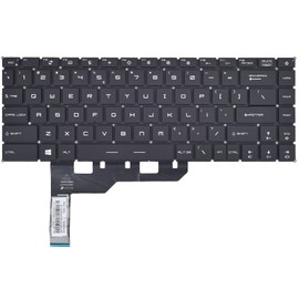 Replacement Keyboard for MSI GS66 Stealth 10SD 10SF 11UH 12UH GE66 Raider 10SF & MSI GP66 MS-1542 Stealth 15M Series Laptop, MSI GS66 Stealth with Per-Key RGB Backlit Keyboard US Layout