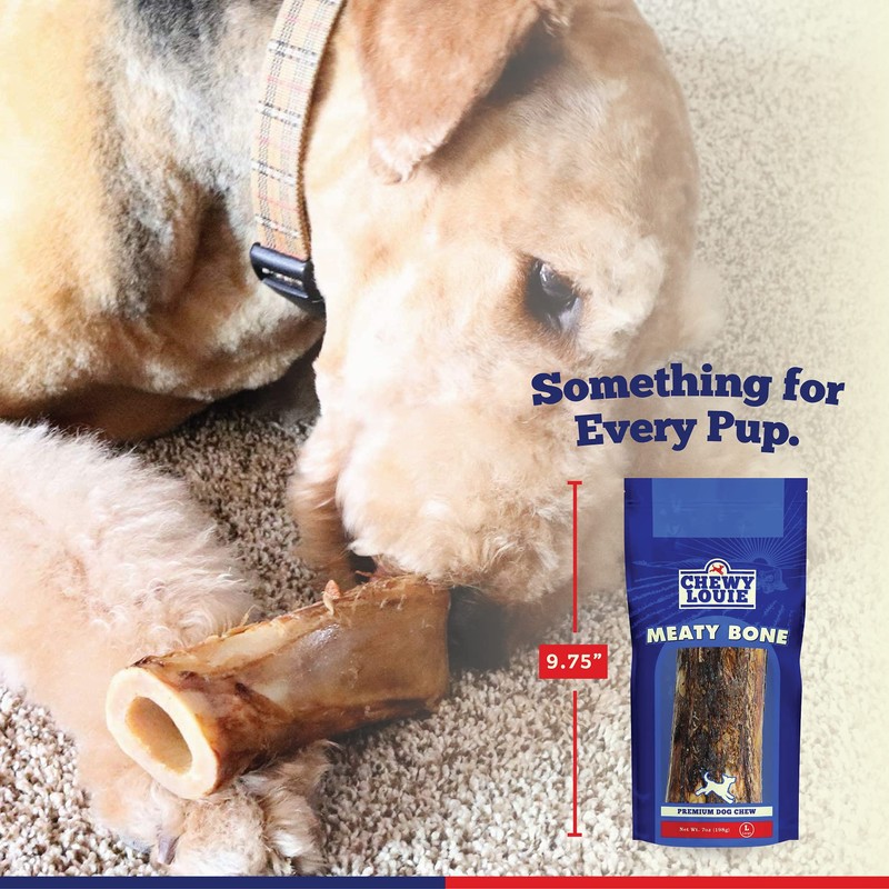 Chewy Louie Large Meaty Dog Bone, 156 GR