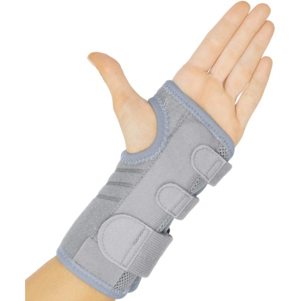 Vive Carpal Tunnel Wrist Brace (Left or Right) - Arm Compression Hand Support Splint - for Men, Women, Kids, Bowling, Tendonitis, Arthritis, Athletic Pain, Sports, Golf - Universal Adjustable Fit