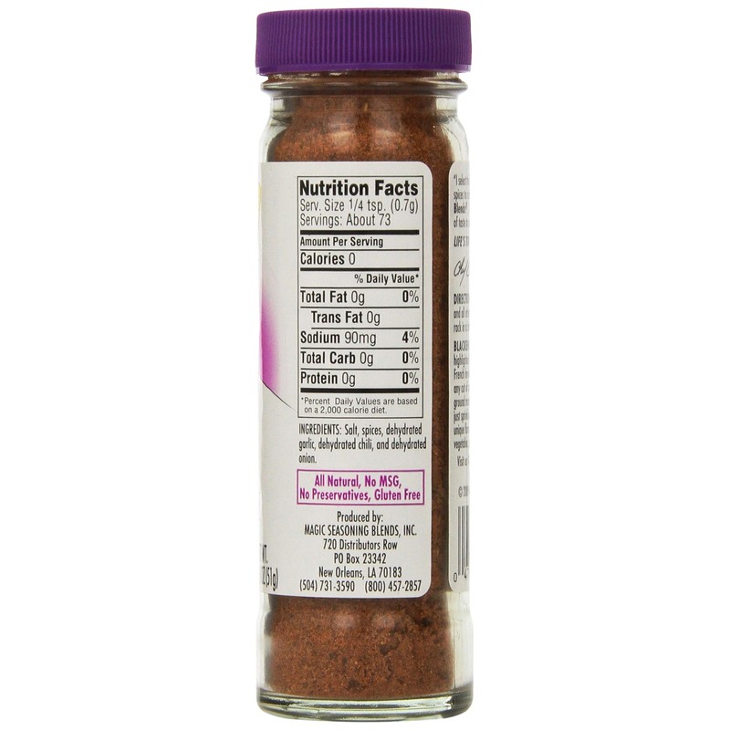 Magic Seasoning Blends Blackened Steak, 1.8 Ounce (Pack of 1)
