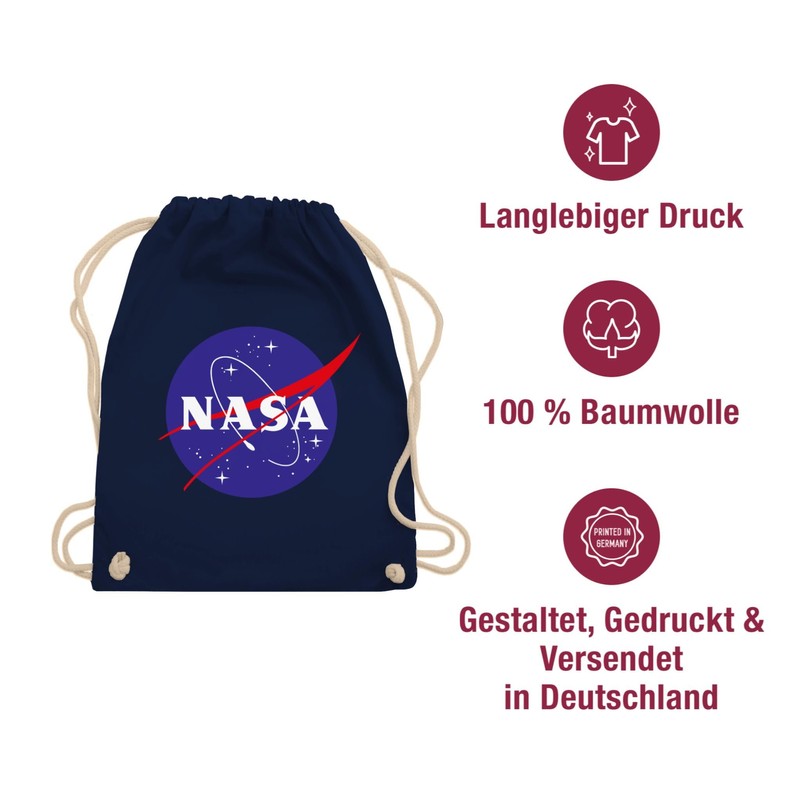 Shirtracer - Gym Bag Backpack - Sayings Statement - Nasa