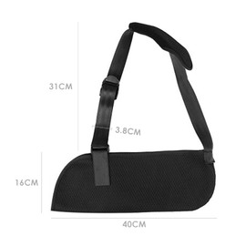 1 x Adjustable Arm Sling, Mesh Arm Sling, Sling with Foam Neck Pad, Arm Support Sling, Shoulder Support Aid, Suitable for Broken Wrists, Elbows, Shoulder Dislocations