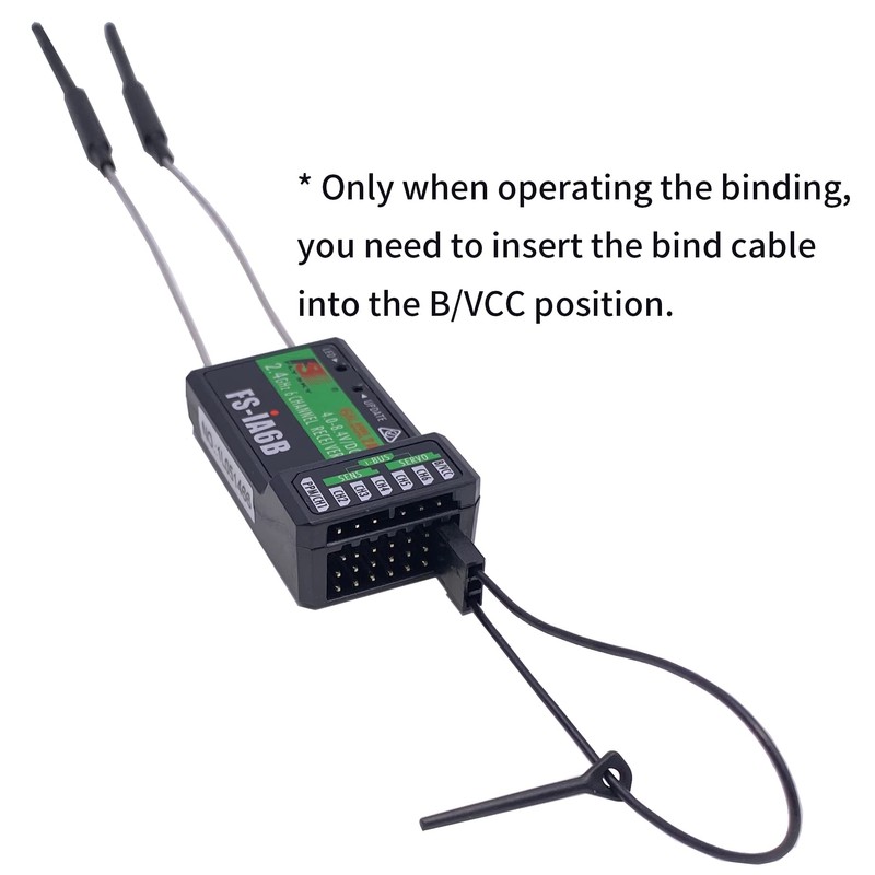 DTXMX Flysky FS-i6 6CH 2.4G RC Remote Control Transmitter and