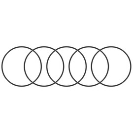 sourcing map Nitrile Rubber O-Rings 60mm OD 56mm ID 2mm Width, Metric Sealing Gasket for Automotive Machine Plumbing, Pack of 5