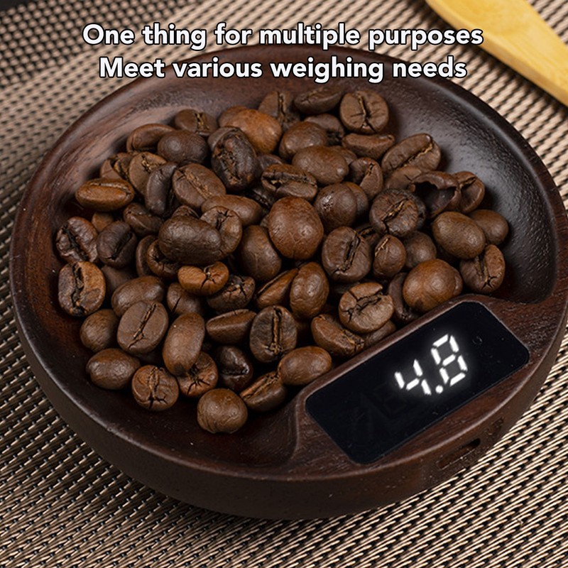 Tea Weighing Scale Wooden 0.1g Accuracy 0.1g to 100g Range