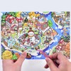 4 Sets 3D Large Size Four Seasons Theme House Sticker