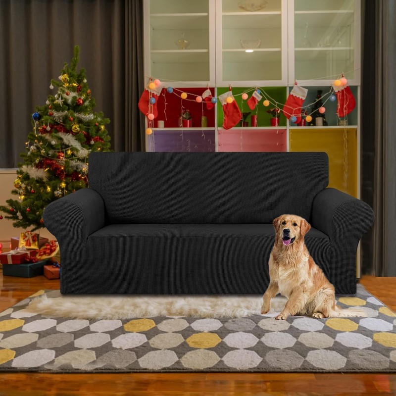 Stretch Loveseat Sofa Cover Slipcover,Couch Covers for 2 Cushion Couch