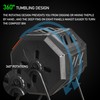 Hourleey Compost Bin Outdoor, 43 Gallon Dual Chamber Tumbling Composting