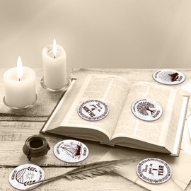 28 Pcs Wooden Sobriety Coin Gift Set, Recovery Sobriety Chip One Year AA Chips and Medallions Anniversary Sobriety Gifts for Men Alcoholics Anonymous Addiction Recovery Gift(White)