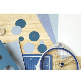 ARTOZ Circle Cutter with 3 Spare Blades, Paper, Photos, Cardboard, Cutting Tool for Cutting Circles and All Crafts, 2.4-15 cm