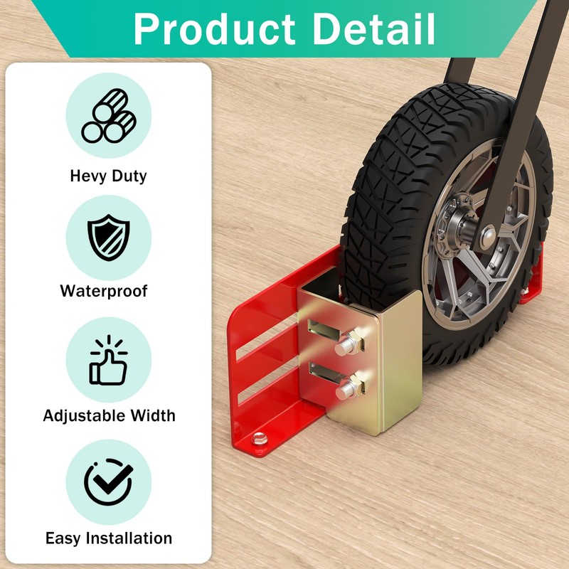 Fengone Mower Wheel Boot Lock for Small Mower Boot Secure