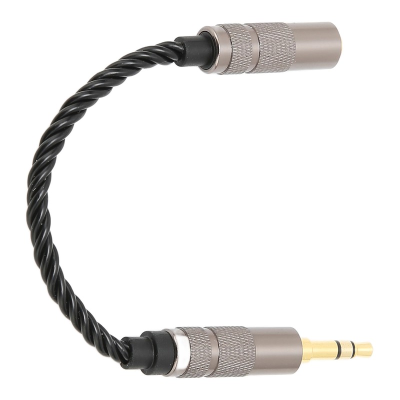 3.5 Male to 2.5 Female Adapter Portable Silver Plated Copper