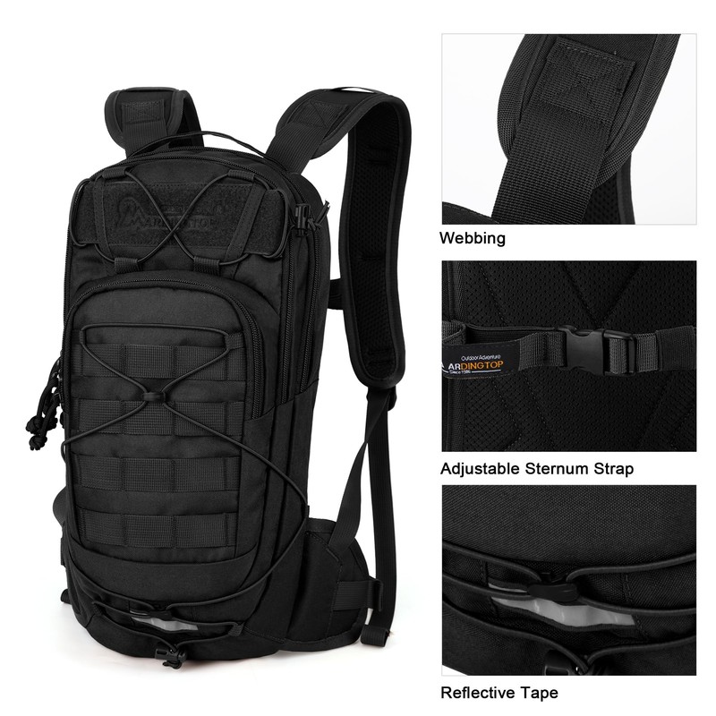 Mardingtop10L Small Tactical Molle Hydration Backpack,Cycling Backpack for Biking,Cycling and
