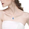 ELDA & CO. Blue Topaz Necklace Mom Wife Christmas Birthday